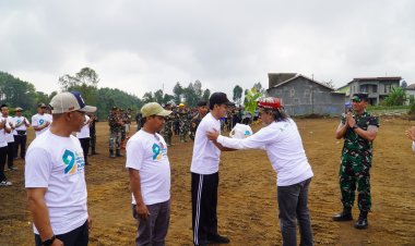 Harlah ke-92 GP Ansor: Aksi Hijau Dandim Temanggung di Lereng Sumbing